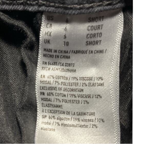 American Eagle Jeggings Womens 6 Short Gray Super Hi Rise Stretch Denim Pockets - Picture 4 of 6